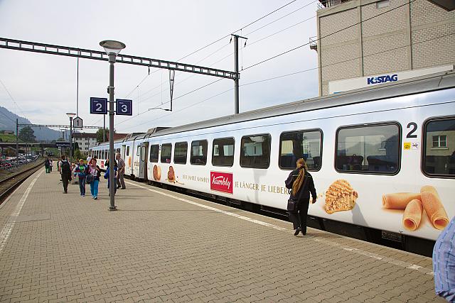 Cookie train on the way to Schupfheim