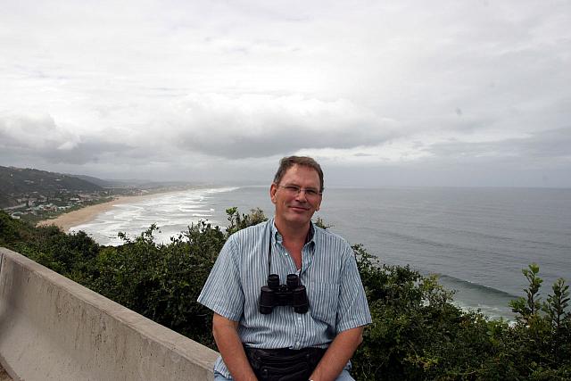 Karl overlooking Wilderness beach