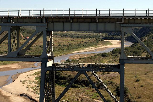 Nice view of a railroad bridge