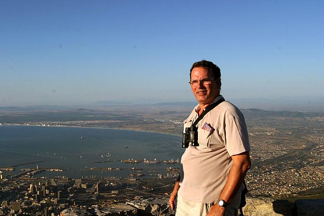 Karl on top of Table Mountain