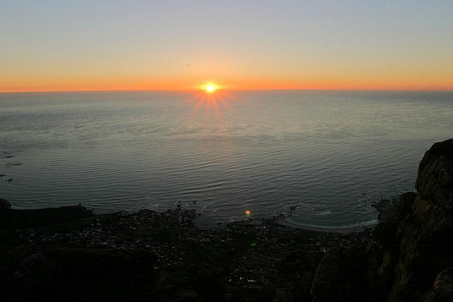 Sunset from Table Mountain