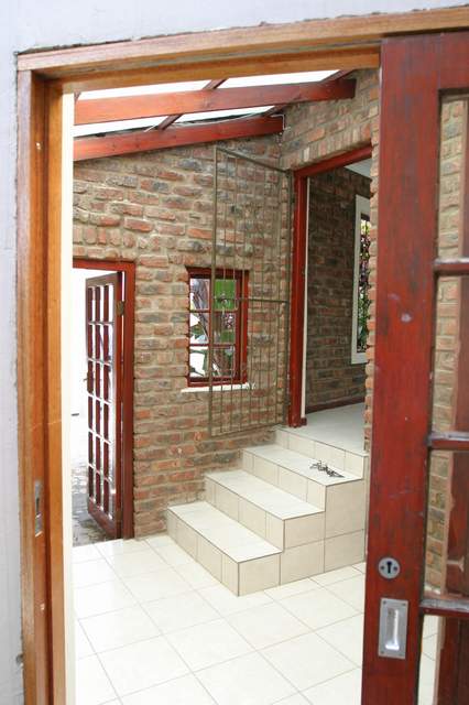 Entrance to guest flat and front court.