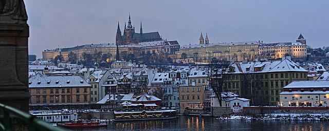 Prague in winter