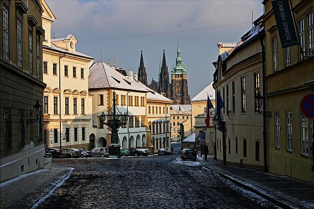 Prague in winter