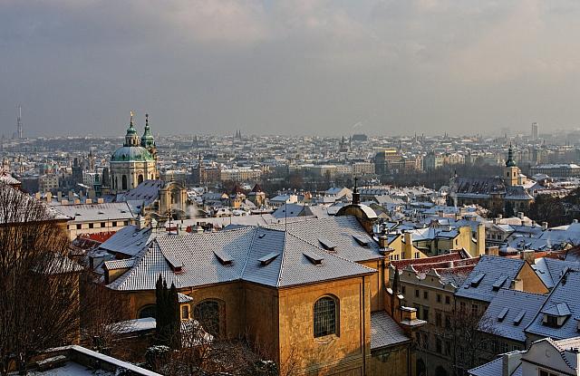 Prague in winter