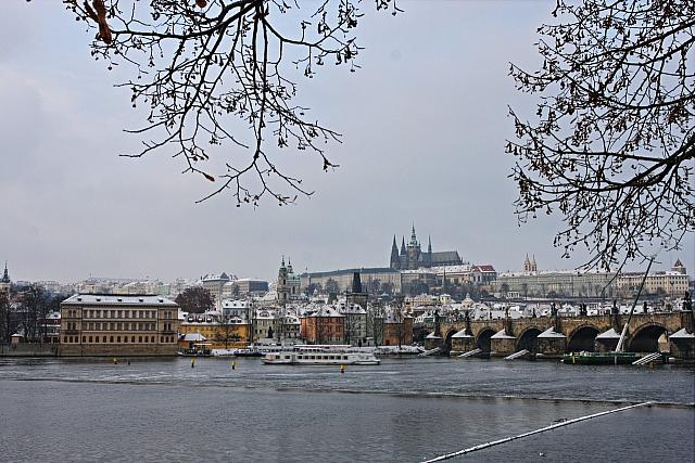 Prague in winter