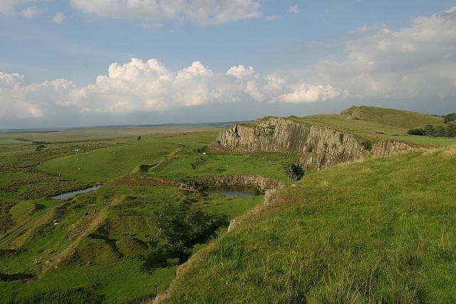 By Hadrians Wall.