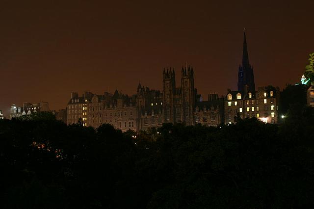 Night view in Edinburgh