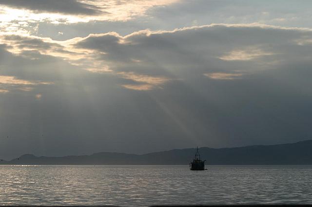 Stunning lighting, on the ferry.