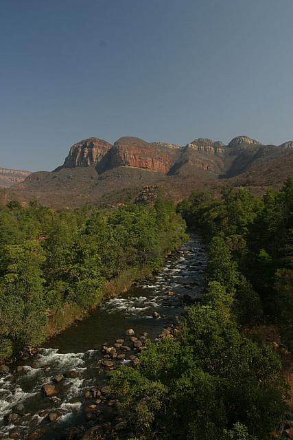 River at the bottom of the mountains