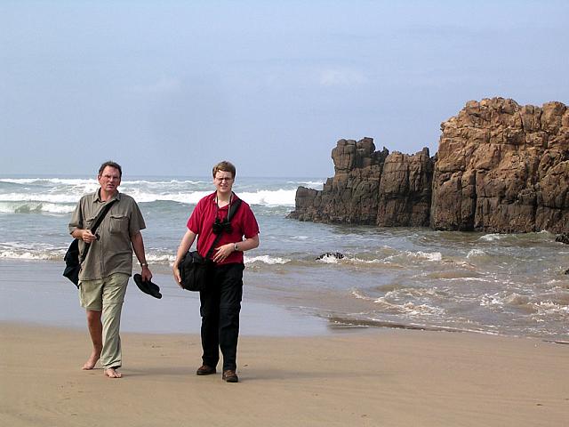 Karl and Johan on the beach