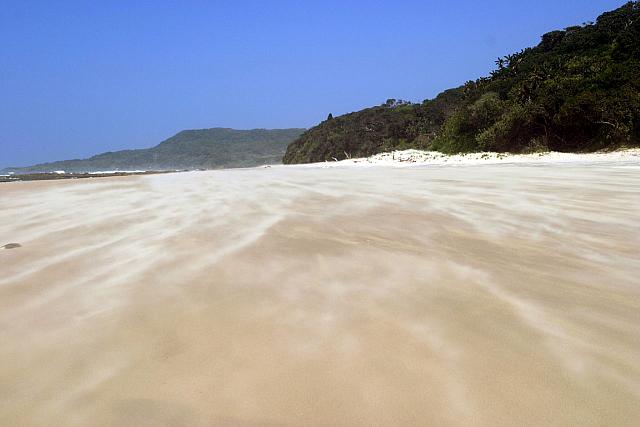 Sand Blwowing at Kei Mouth