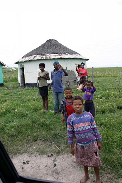 Local children interested in out of town visitors