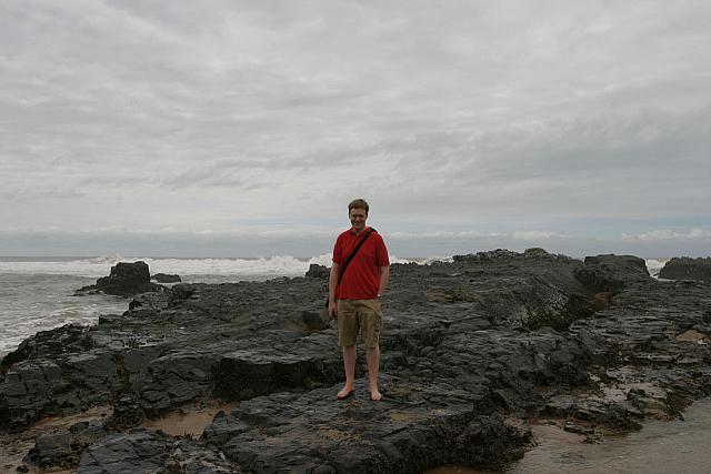 Johan at the beach in transkei
