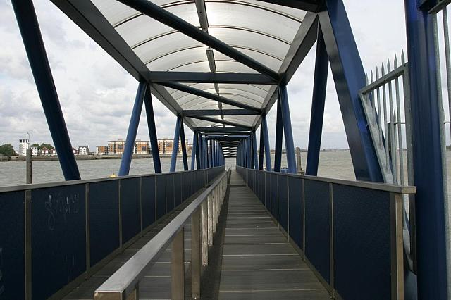 Woolwich pier. Soon, a river taxi stand.