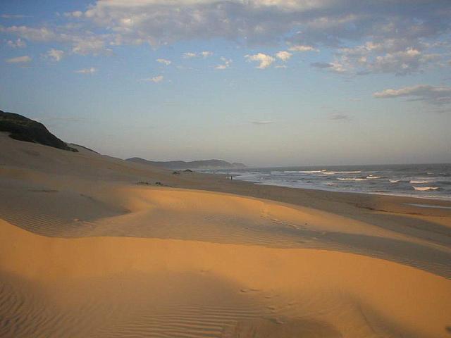 Golden Hour, golden sand.