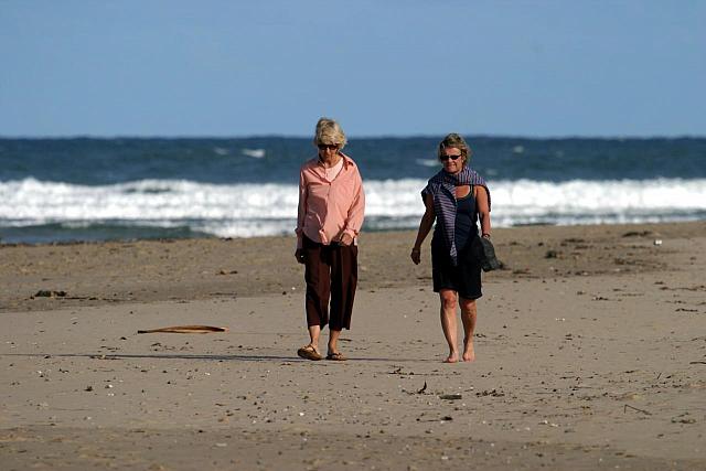 Two women at Nahoon beach
