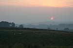 Sunset near Hadrians Wall