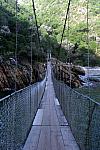 Hanging bridge at Tsitiskama